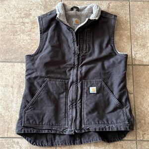 Carhartt washed mocha vest